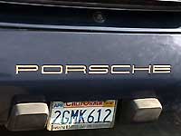 Porsche Decal Dark Grey 78-86